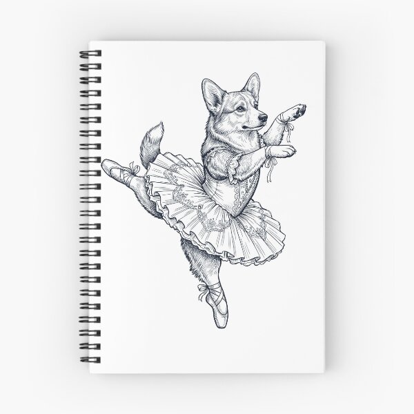 Item preview, Vintage Pembroke Welsh Corgi Ballet Dancer Ballerina Dog Lover designed and sold by dian-rody-crest.