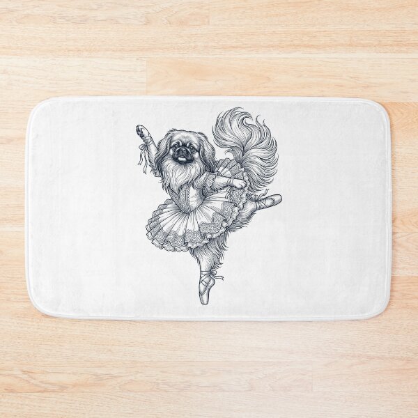 Item preview, Vintage Pekingese Ballet Dancer Ballerina Dog Lover designed and sold by dian-rody-crest.