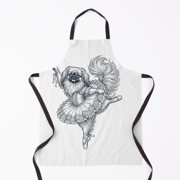 Item preview, Vintage Pekingese Ballet Dancer Ballerina Dog Lover designed and sold by dian-rody-crest.