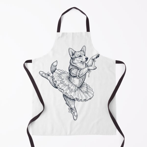 Item preview, Vintage Pembroke Welsh Corgi Ballet Dancer Ballerina Dog Lover designed and sold by dian-rody-crest.