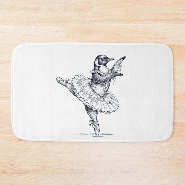 Item preview, Vintage Penguin Ballet Dancer Ballerina Animal Lover designed and sold by dian-rody-crest.