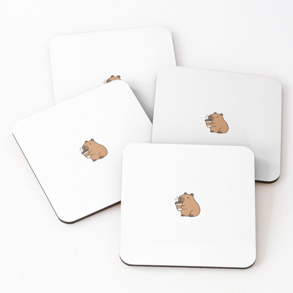 Item preview, Cute Capybara, Coffee, Latte, Expresso, Caffeine,Kawaii, Happy Animal Gift for Him, Gift for Her Children Pet Design designed and sold by SocietyChibi.