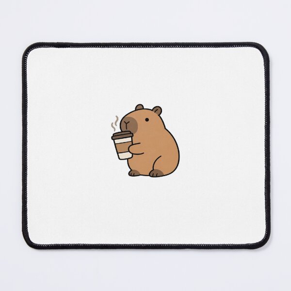 Item preview, Cute Capybara, Coffee, Latte, Expresso, Caffeine,Kawaii, Happy Animal Gift for Him, Gift for Her Children Pet Design designed and sold by SocietyChibi.