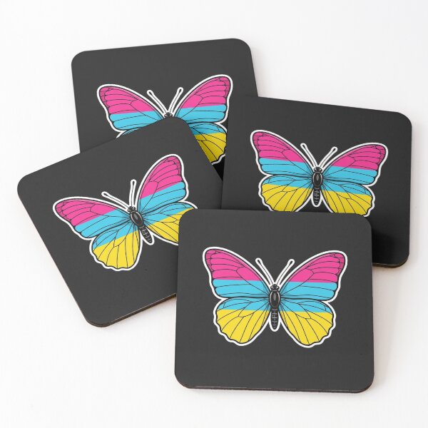 Item preview, Pansexual Pride Flag Butterfly Graphic designed and sold by Owcomm.