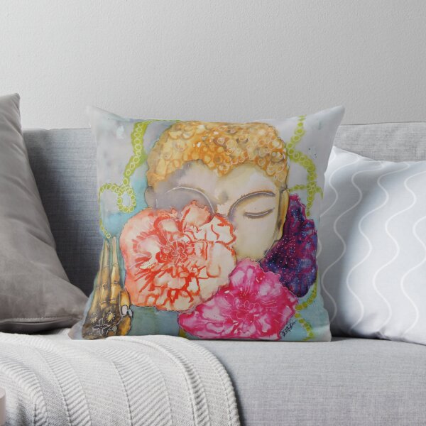 HERE AND NOW Throw Pillow