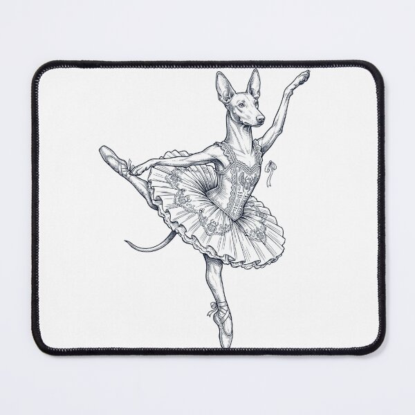 Item preview, Vintage Pharaoh Hound Ballet Dancer Ballerina Dog Lover designed and sold by dian-rody-crest.