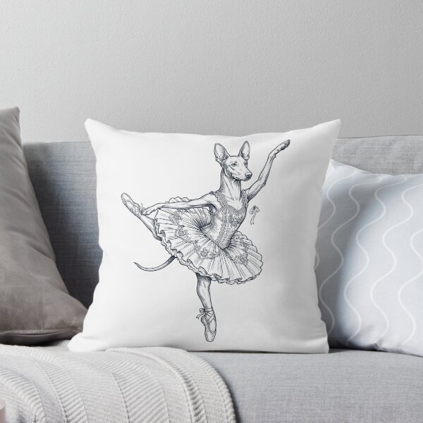 Item preview, Vintage Pharaoh Hound Ballet Dancer Ballerina Dog Lover designed and sold by dian-rody-crest.