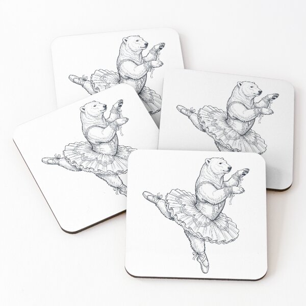 Item preview, Vintage Polar Bear Ballet Dancer Ballerina Animal Lover designed and sold by dian-rody-crest.