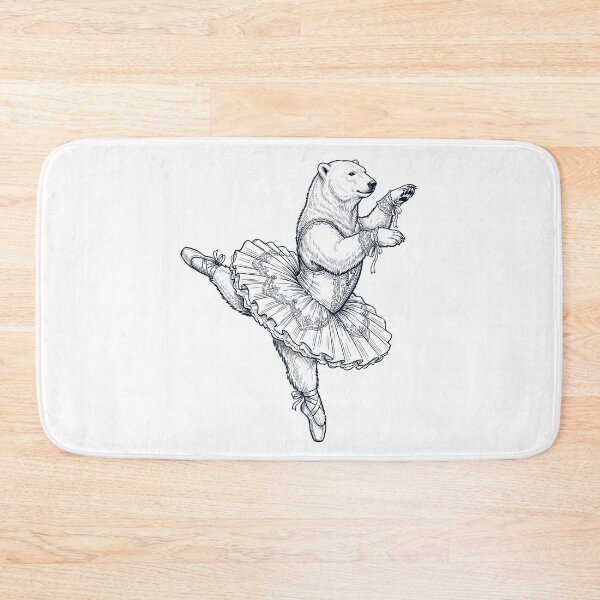Item preview, Vintage Polar Bear Ballet Dancer Ballerina Animal Lover designed and sold by dian-rody-crest.