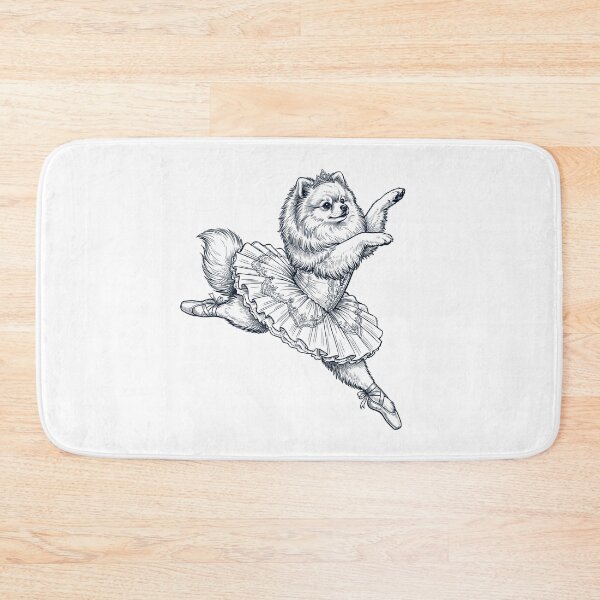 Item preview, Vintage Pomeranian Ballet Dancer Ballerina Dog Lover designed and sold by dian-rody-crest.