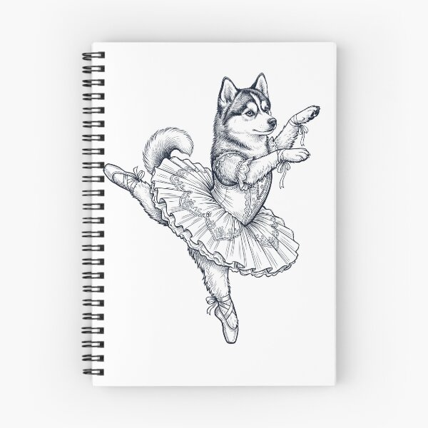 Item preview, Vintage Pomsky Ballet Dancer Ballerina Dog Lover designed and sold by dian-rody-crest.