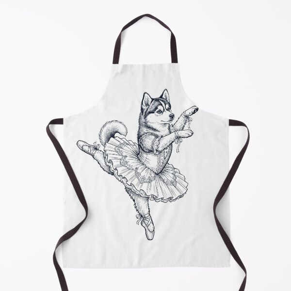 Item preview, Vintage Pomsky Ballet Dancer Ballerina Dog Lover designed and sold by dian-rody-crest.