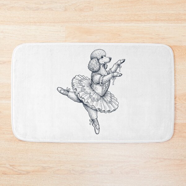 Item preview, Vintage Poodle Ballet Dancer Ballerina Dog Lover designed and sold by dian-rody-crest.