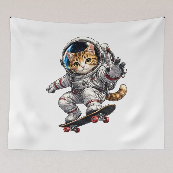 Item preview, Astronaut Cat designed and sold by VerdePegajoso.
