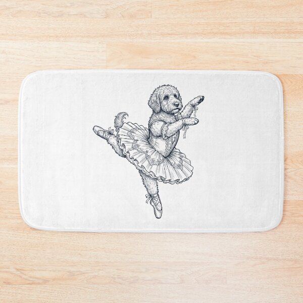 Item preview, Vintage Portuguese Water Dog Ballet Dancer Ballerina Dog Lover designed and sold by dian-rody-crest.