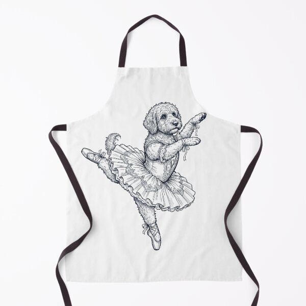 Item preview, Vintage Portuguese Water Dog Ballet Dancer Ballerina Dog Lover designed and sold by dian-rody-crest.