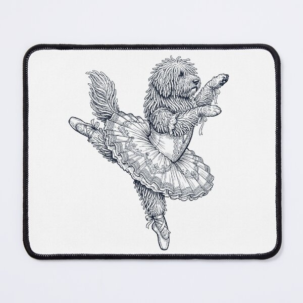 Item preview, Vintage Puli Ballet Dancer Ballerina Dog Lover designed and sold by dian-rody-crest.