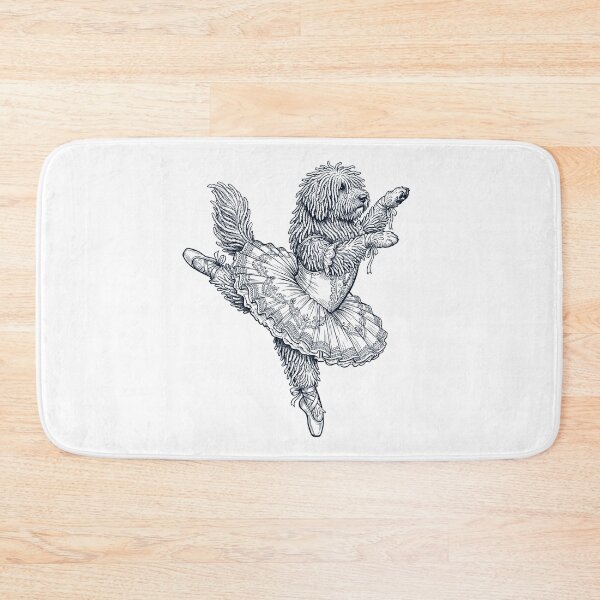 Item preview, Vintage Puli Ballet Dancer Ballerina Dog Lover designed and sold by dian-rody-crest.