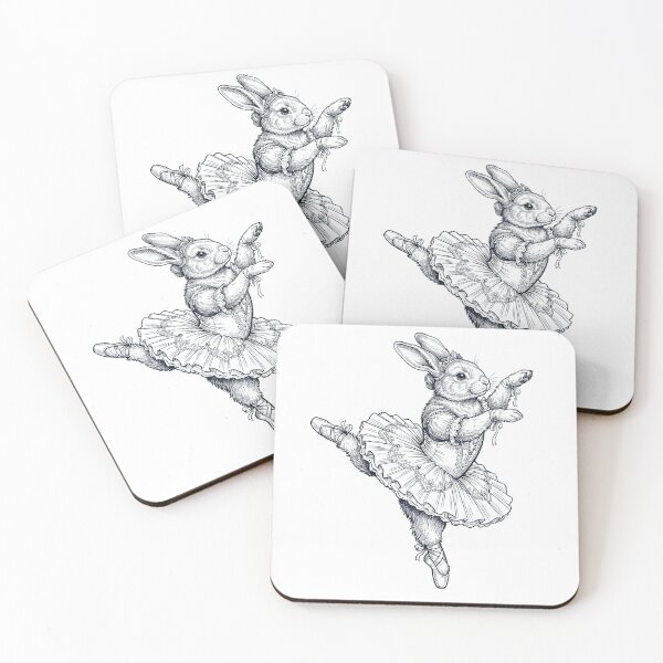 Item preview, Vintage Rabbit Ballet Dancer Ballerina Animal Lover designed and sold by dian-rody-crest.