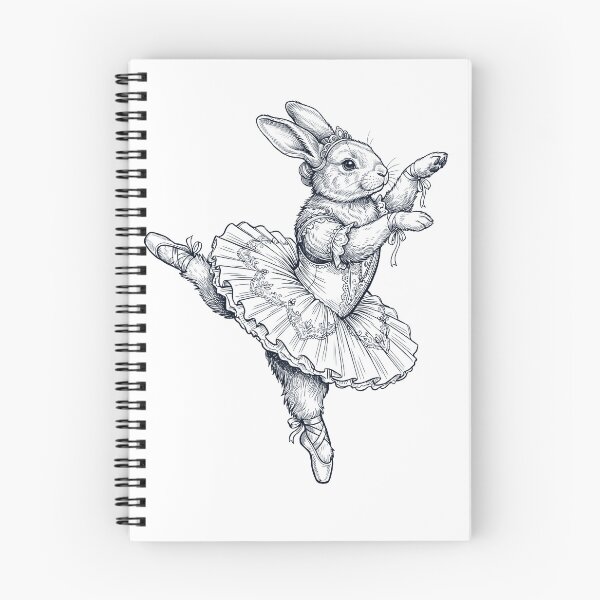 Item preview, Vintage Rabbit Ballet Dancer Ballerina Animal Lover designed and sold by dian-rody-crest.