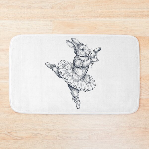 Item preview, Vintage Rabbit Ballet Dancer Ballerina Animal Lover designed and sold by dian-rody-crest.