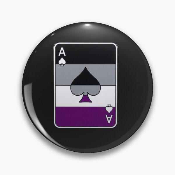 Item preview, Ace of Spades Asexual Pride designed and sold by Owcomm.