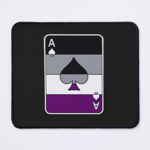 Item preview, Ace of Spades Asexual Pride designed and sold by Owcomm.