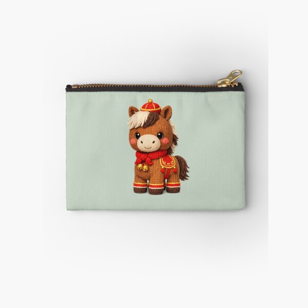 Item preview, Cute Knitted Year Of The Horse | Kawaii 3D Chinese New Year Zodiac Knit Art designed and sold by Moons Studio.