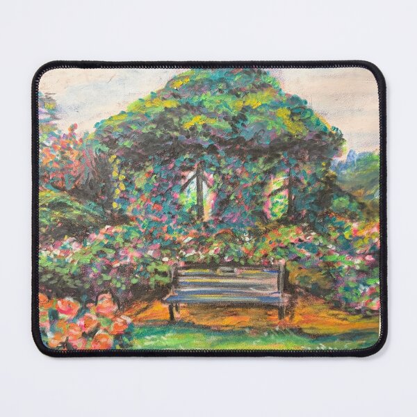 Item preview, Rose Garden Impressionism @ Elizabeth park Hartford Connecticut designed and sold by Paintingladycat.