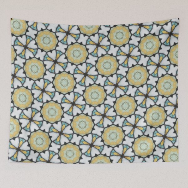 Item preview, Sunny Blue Sky Pattern designed and sold by Shy Fractal Designs.