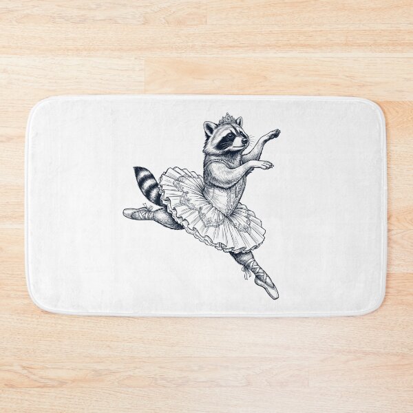 Item preview, Vintage Raccoon Ballet Dancer Ballerina Animal Lover designed and sold by dian-rody-crest.
