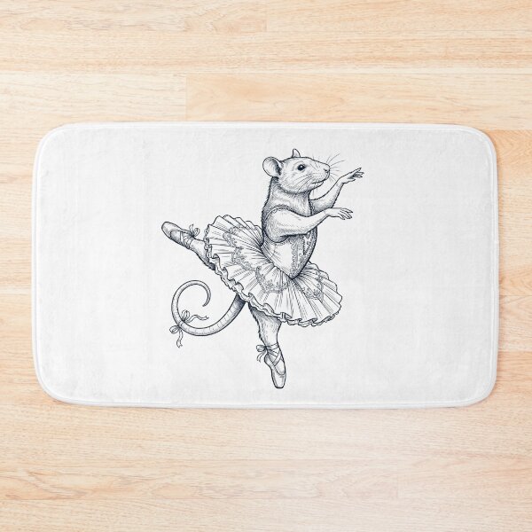 Item preview, Vintage Rat Ballet Dancer Ballerina Animal Lover designed and sold by dian-rody-crest.