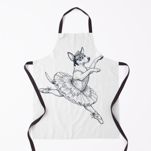 Item preview, Vintage Rat Terrier Ballet Dancer Ballerina Dog Lover designed and sold by dian-rody-crest.