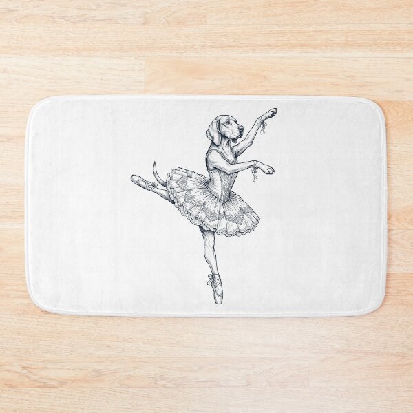 Item preview, Vintage Redbone Coonhound Ballet Dancer Ballerina Dog Lover designed and sold by dian-rody-crest.