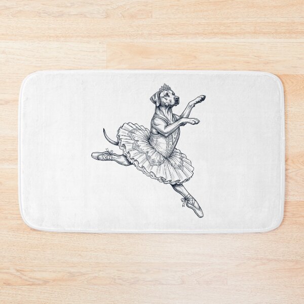 Item preview, Vintage Rhodesian Ridgeback Ballet Dancer Ballerina Dog Lover designed and sold by dian-rody-crest.