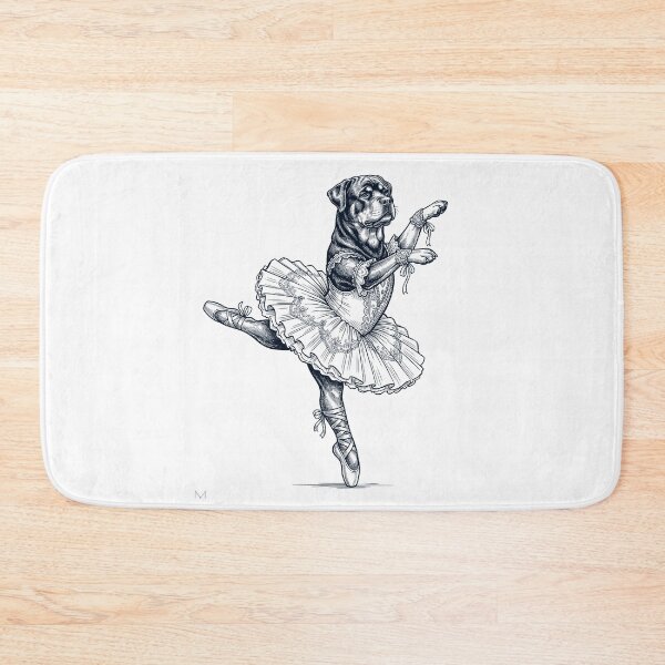 Item preview, Vintage Rottweiler Ballet Dancer Ballerina Dog Lover designed and sold by dian-rody-crest.