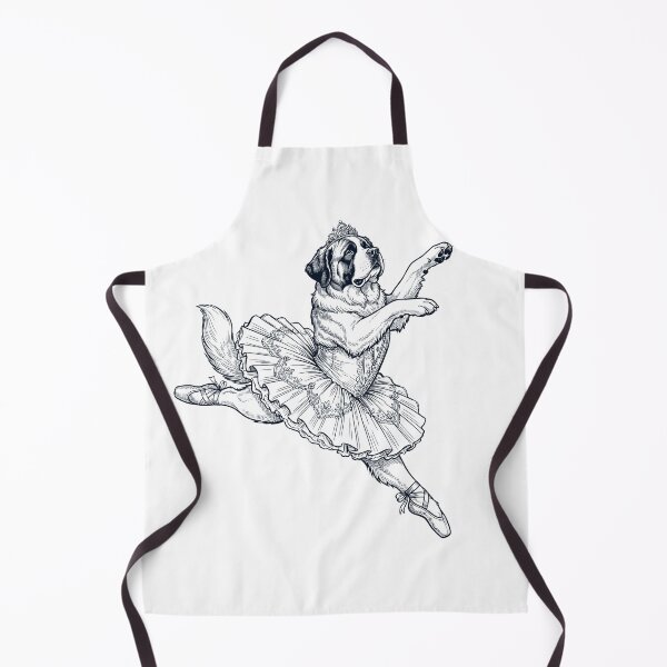Item preview, Vintage Saint Bernard Ballet Dancer Ballerina Dog Lover designed and sold by dian-rody-crest.