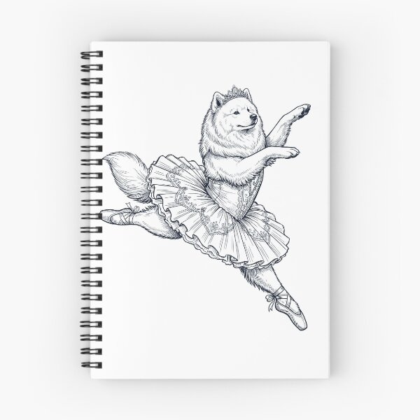 Item preview, Vintage Samoyed Ballet Dancer Ballerina Dog Lover designed and sold by dian-rody-crest.
