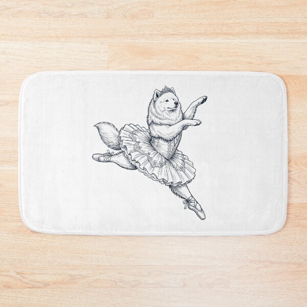 Item preview, Vintage Samoyed Ballet Dancer Ballerina Dog Lover designed and sold by dian-rody-crest.
