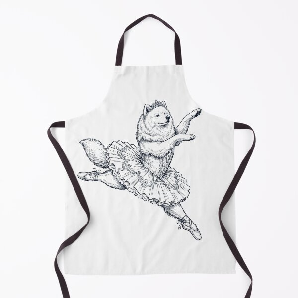 Item preview, Vintage Samoyed Ballet Dancer Ballerina Dog Lover designed and sold by dian-rody-crest.