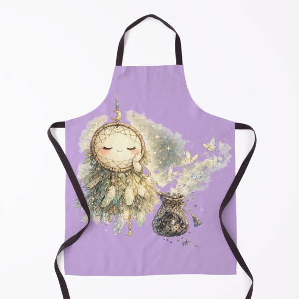 Item preview, Kawaii Dreamcatcher Illustration – Cute Good Dreams Butterfly Release Art designed and sold by MagicMakerPh.