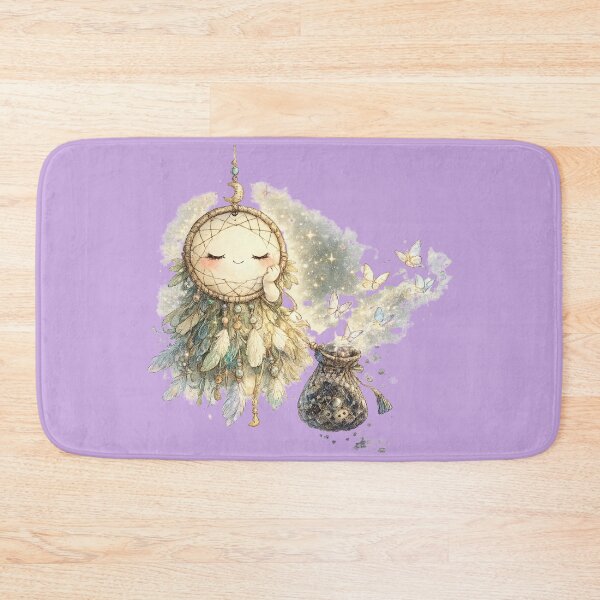 Item preview, Kawaii Dreamcatcher Illustration – Cute Good Dreams Butterfly Release Art designed and sold by MagicMakerPh.