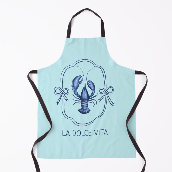 Item preview, La Dolce Vita Lobster Blue Coastal Vintage designed and sold by Ginetta0815.