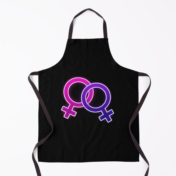 Item preview, Neon Pink and Purple Lesbian Symbol designed and sold by Owcomm.