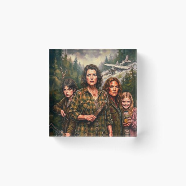 Item preview, Yellowjackets Survive the Wilderness Fine Art Tribute designed and sold by Art's Diner.