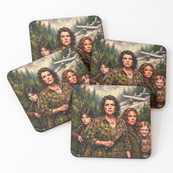 Item preview, Yellowjackets Survive the Wilderness Fine Art Tribute designed and sold by Art's Diner.