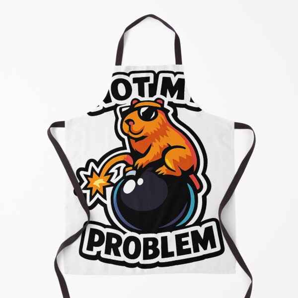 Item preview, Not My Problem Cool Capybara Sarcastic Meme designed and sold by DesignEpic22.