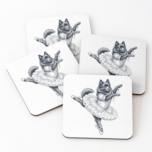 Item preview, Vintage Schipperke Ballet Dancer Ballerina Dog Lover designed and sold by dian-rody-crest.