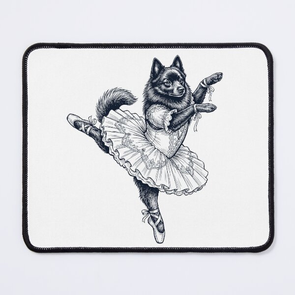 Item preview, Vintage Schipperke Ballet Dancer Ballerina Dog Lover designed and sold by dian-rody-crest.