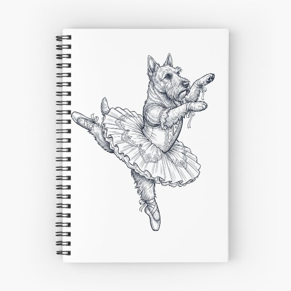 Item preview, Vintage Scottish Terrier Ballet Dancer Ballerina Dog Lover designed and sold by dian-rody-crest.